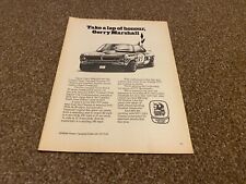 WFBK3 ADVERT 11X8 DEALER TEAM VAUXHALL - GERRY MARSHALL