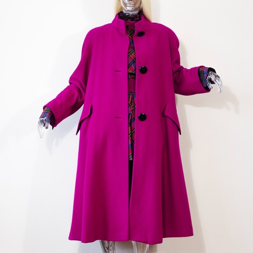 Vintage 1980s fuchsia - fuchsia, cashmere