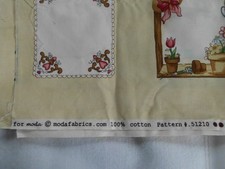 MODA FABRIC PANEL of QUILT LABELS by SEW TREASURED #51202 VARIOUS DESIGNS x 28