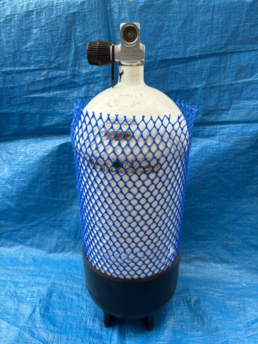 Steel scuba diving cylinder - steel,