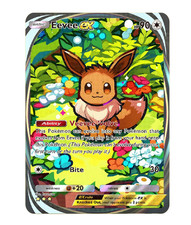 Eevee EX Gold Metal Pokemon