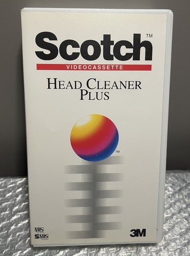 Scotch head cleaner for vhs - cleaner,