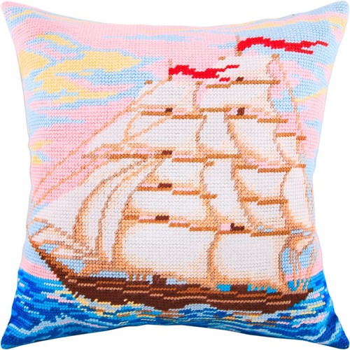 Needlepoint pillow kit - pillow,