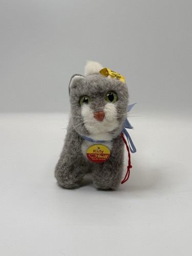Steiff kitty gray - kitty, kitten