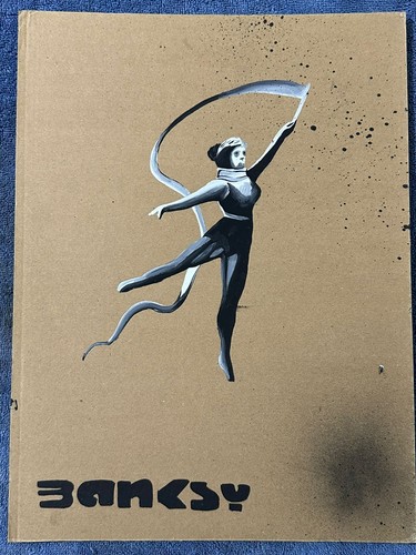 Banksy drawing and painting - banksy, on
