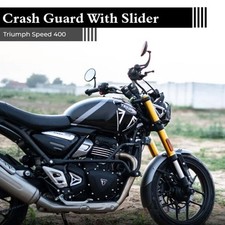 CRASH GUARD WITH SLIDERS BLACK
