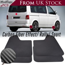 4x WIDE Splash Guards For VW Transporter T4 T5 T6 Multivan Mud Flaps Mudguards
