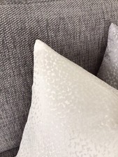 Luxury 17”x 17” Cushion Cover, John Lewis’s ‘Astar’ Furnishing Fabric, Ivory