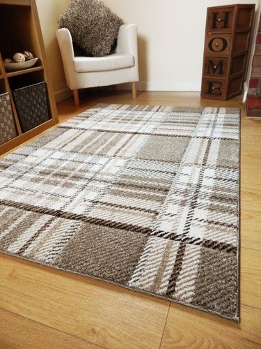 New beige tartan - beige, small