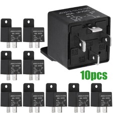 Universal Car Relay 4 Pin 12V 40Amp SPST Models JD2912-1H-12VDC Relay Pack of 10