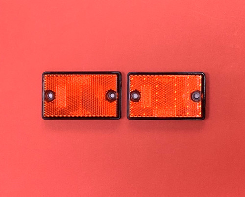 Self adhesive rectangle red - 2,