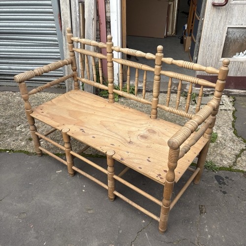 Antique bobbin turned wood - antique,
