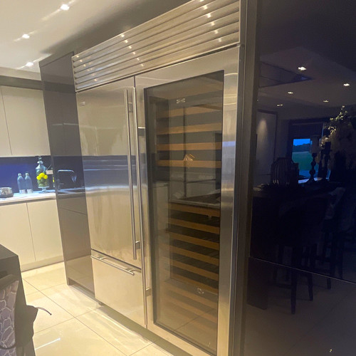 Built stainless steel - built-in,