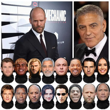 3D Funny Realistic Full Face