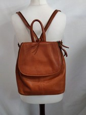 Jobis Tan Leather Backpack in
