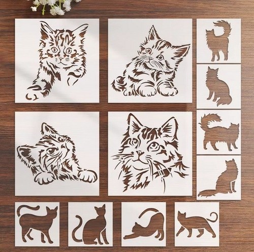 Piece cat painting - cat,