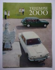 TRIUMPH 2000 SALOON & ESTATE