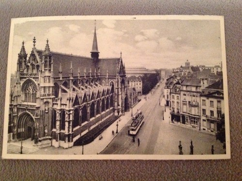 Old used postcard - postcard,