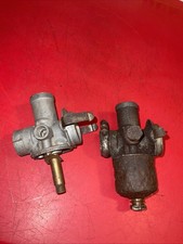 Vintage Villiers Carburettors X 2 With 1 Filter  35mm Used For Restoration,Parts