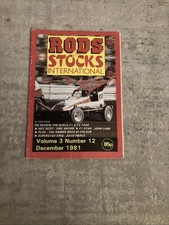 December 1981 - Rods and Stocks international magazine. Stock car racing BRISCA 