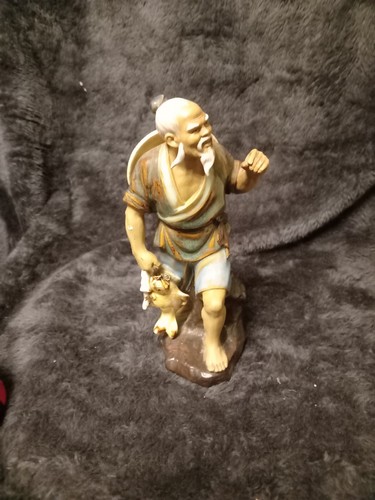 Vintage chinese mud man - mud,