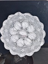 Vintage Handmade White Crochet