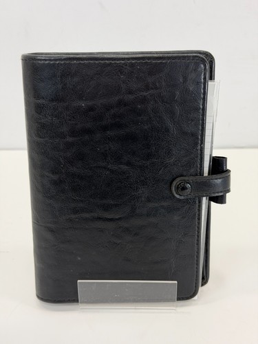 Filofax personal black vintage - filofax,