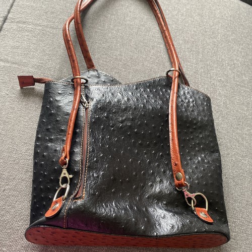 Italian black tan ostrich - italian,