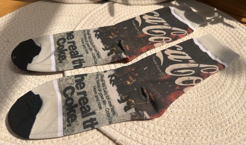 Coca cola socks - coca,
