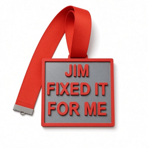 Jim will fix medal - will, it