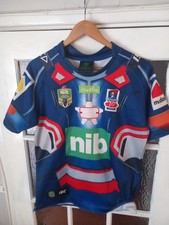 Marvel Newcastle Knights Nrl Australia Rugby League Shirt Iron Patriot Medium