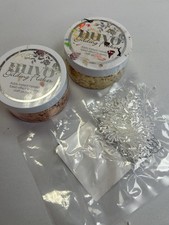 2 Tubs Nuvo Guilding flakes Sun-kissed Copper & Radiant Gold