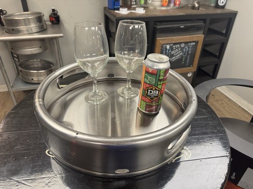 Beer keg serving tray - tray, –