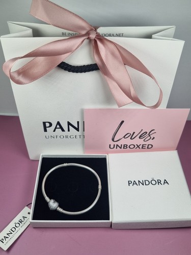 Pandora sparkling heart - pandora, clasp