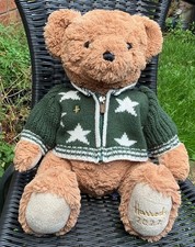 Harrods 2022 Christmas / Xmas Teddy Bear - named Louie
