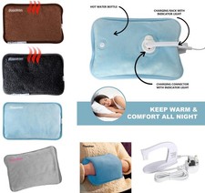 Rechargeable Electric Hot Water Bottle Heat Pad Bed Warmer Cheaper Than a Kettle