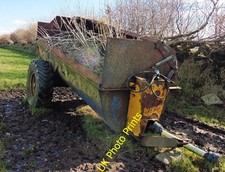 Photo 6x4 Abandoned muck spreader at Brockenbarrow Farm Stowford/SS6541  c2016