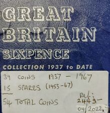 GB Sixpence Whitman Folder