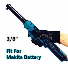 Cordless Extended Ratchet Angle Wrench 3/8in Driver Tool For Makita 18V Battery