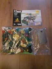 K'NEX Transport Chopper Building Set with Motor and Instructions No Box