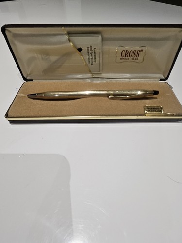 Cross 14kt gold ballpoint pen - gold,