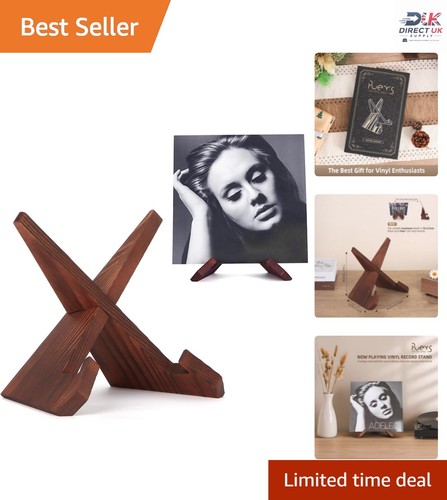 Versatile wooden record stand - record,