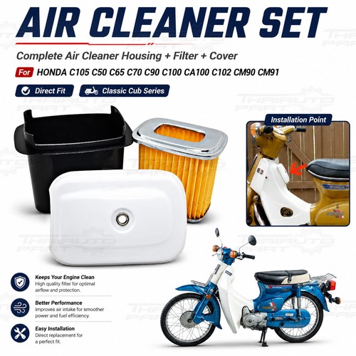 Air cleaner set for honda - for, c105