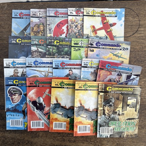 Huge job lot old commando - huge,