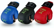 EVO PU Karate Sparring Mitt GEL Gloves MMA Judo Taekwondo Martial Arts Jiu-Jitsu