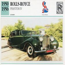 1950-1956 ROLLS ROYCE PHANTOM IV Classic Car Photograph / Information Maxi Card