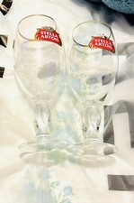 Genuine Original 2x Stella Artois Pint Glasses New, Free Delivery November ONLY