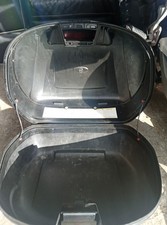 Givi Blade Monolock 47 Litre Motorcycle Top Box Case - Black with Backrest 2keys