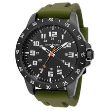 CHASE DURER MEN'S WATCH BLACK DIAL CDW-0138 45mm  GREEN  BAND CDW-0138