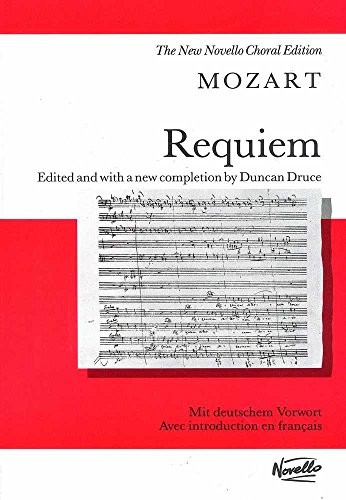 Mozart requiem vocal score - vocal,